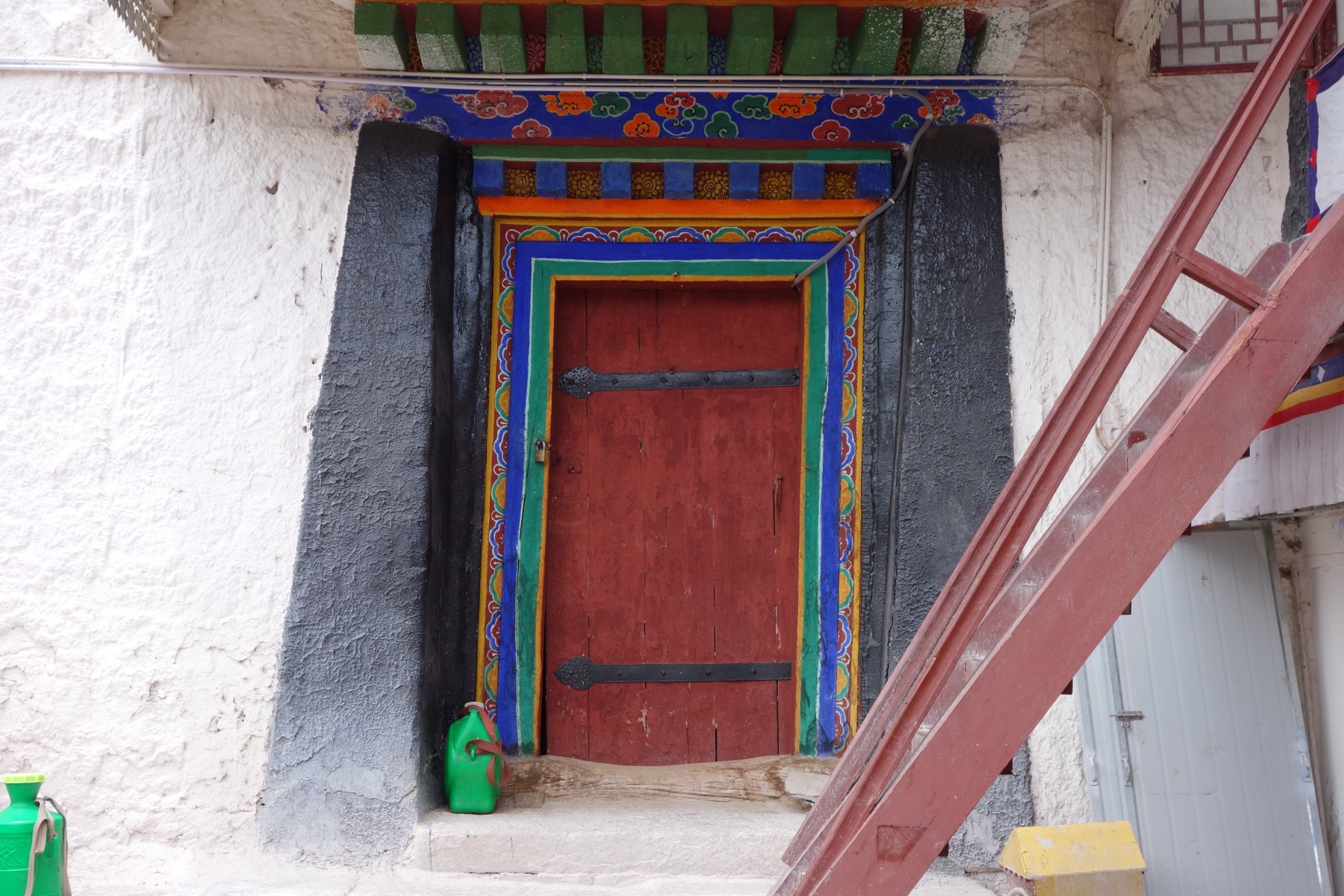 Himalayan monastery doorway