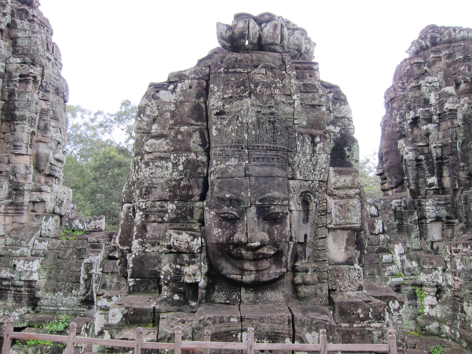 Stone faces of Angkor